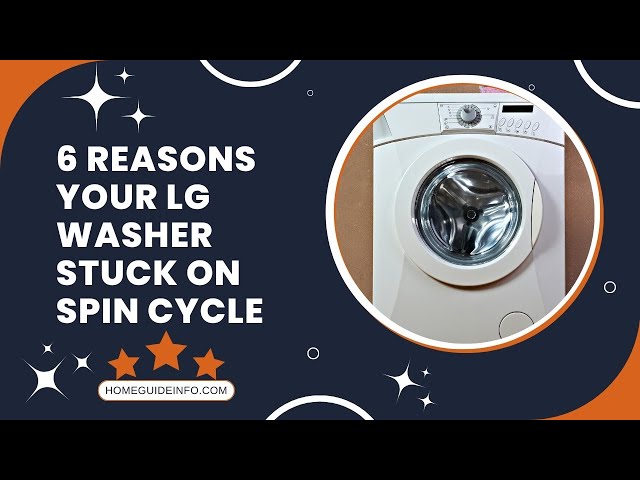 lg washer stuck on spin cycle