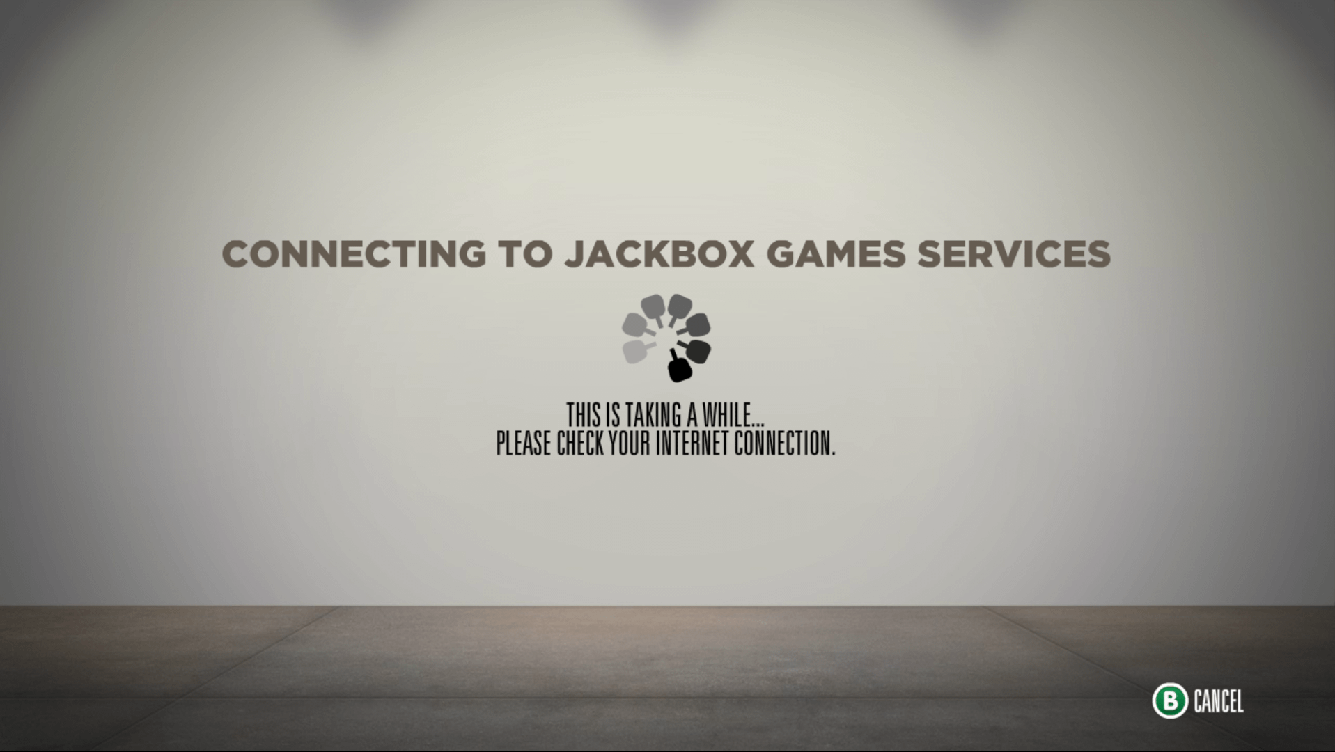 cant connect to jackbox games services