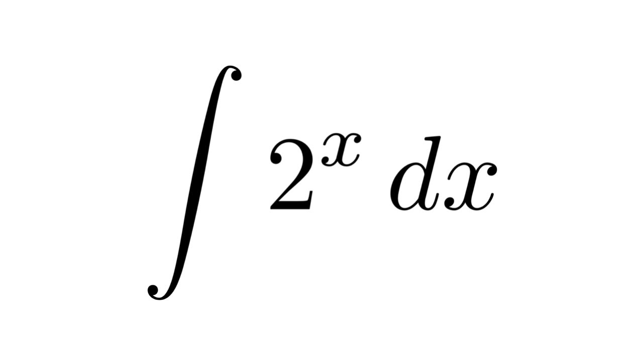 integral of 2 x dx