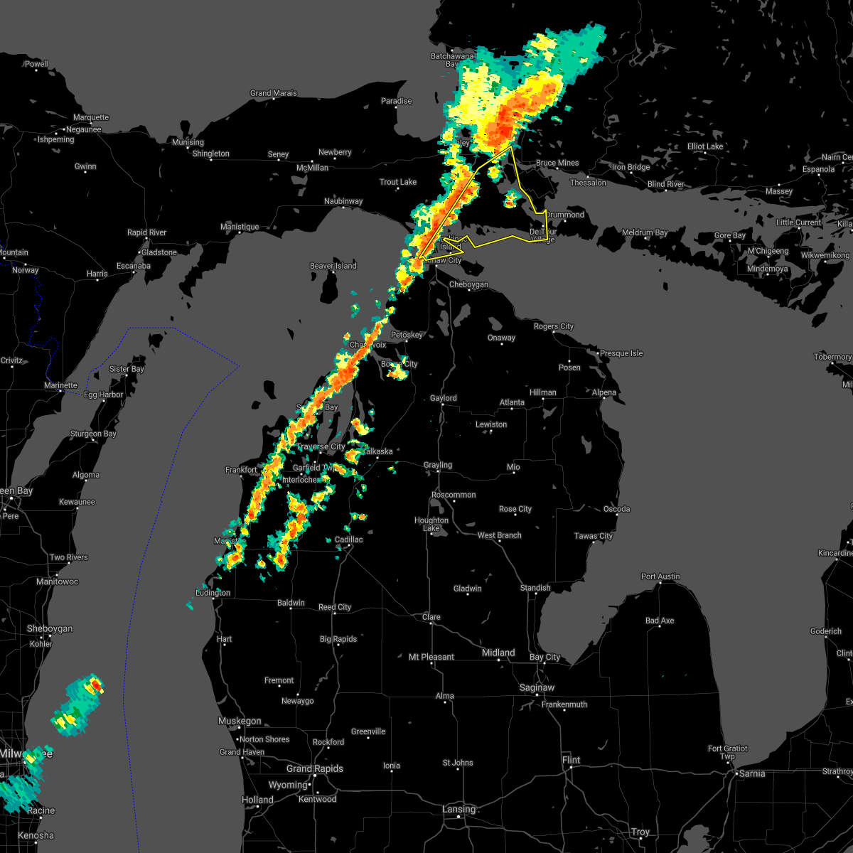 weather radar st ignace mi