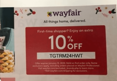 wayfair promo code canada