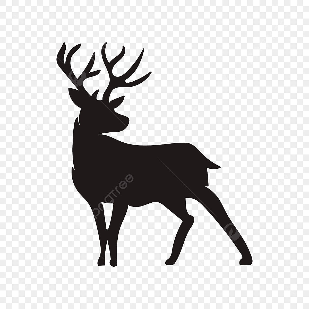 deer silhouette clipart