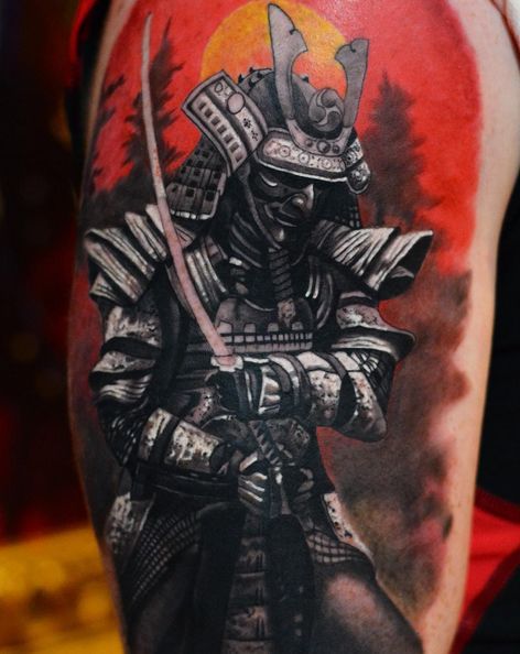 tatto japones samurai