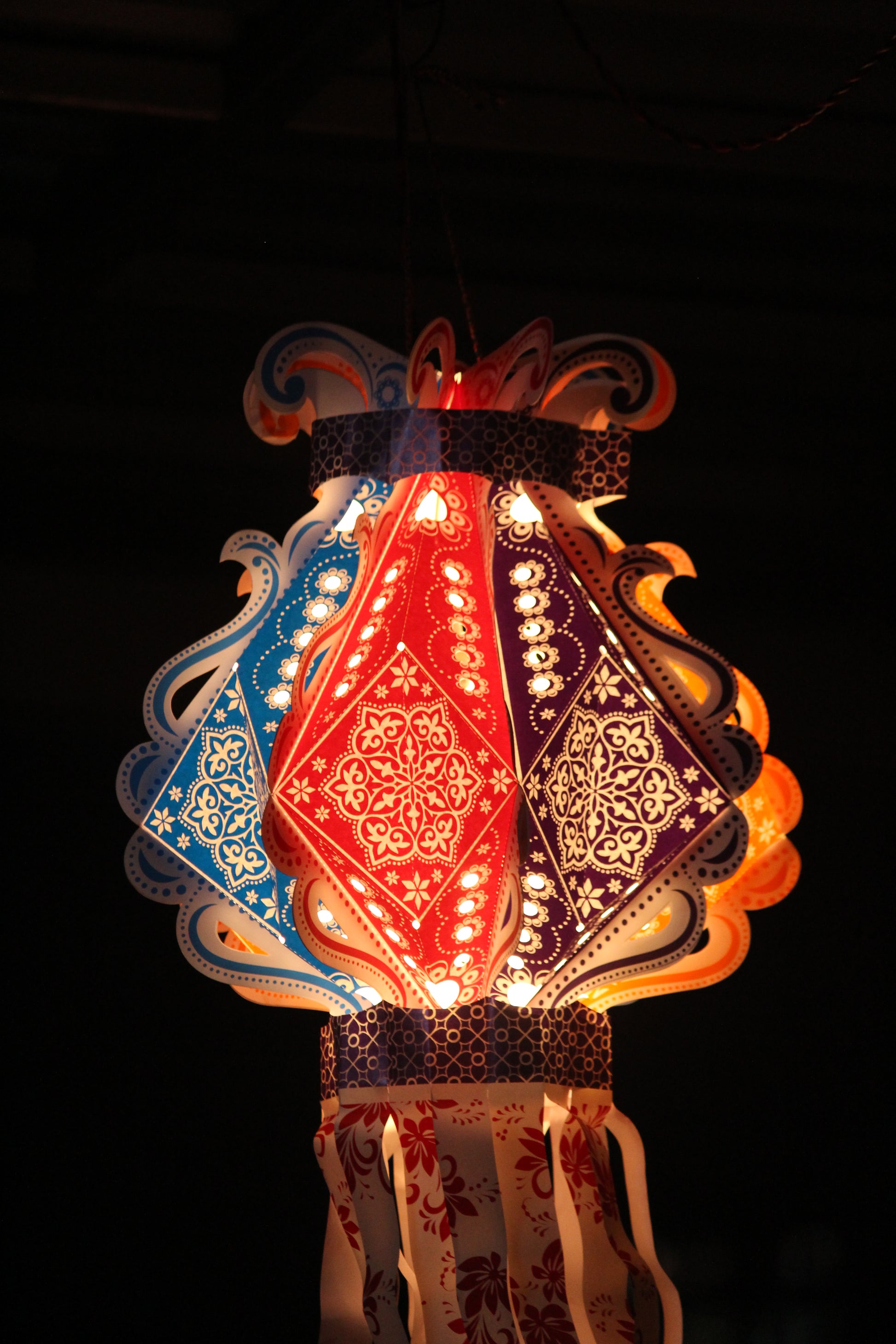 handmade diwali lantern