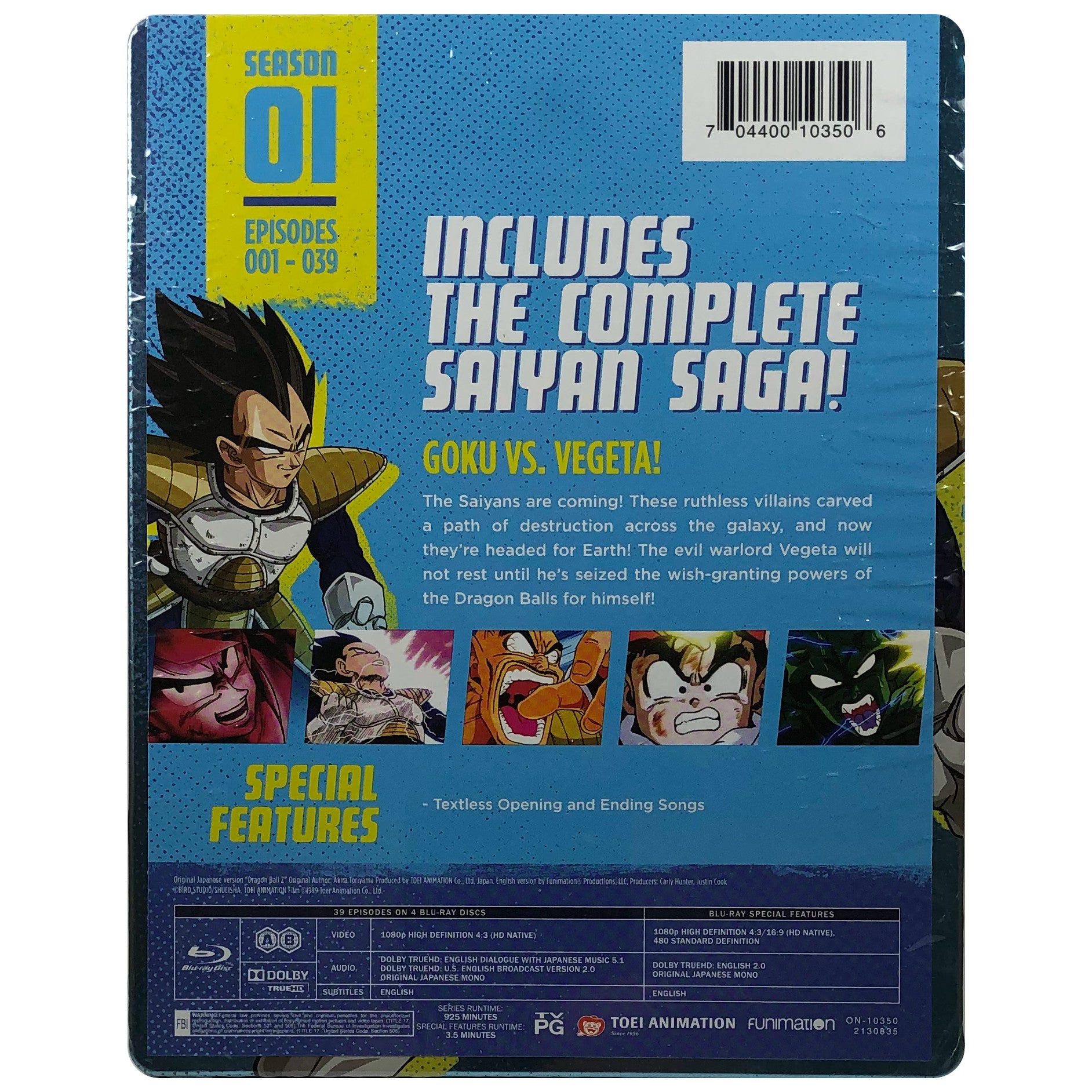 dragon ball z steelbook season 1