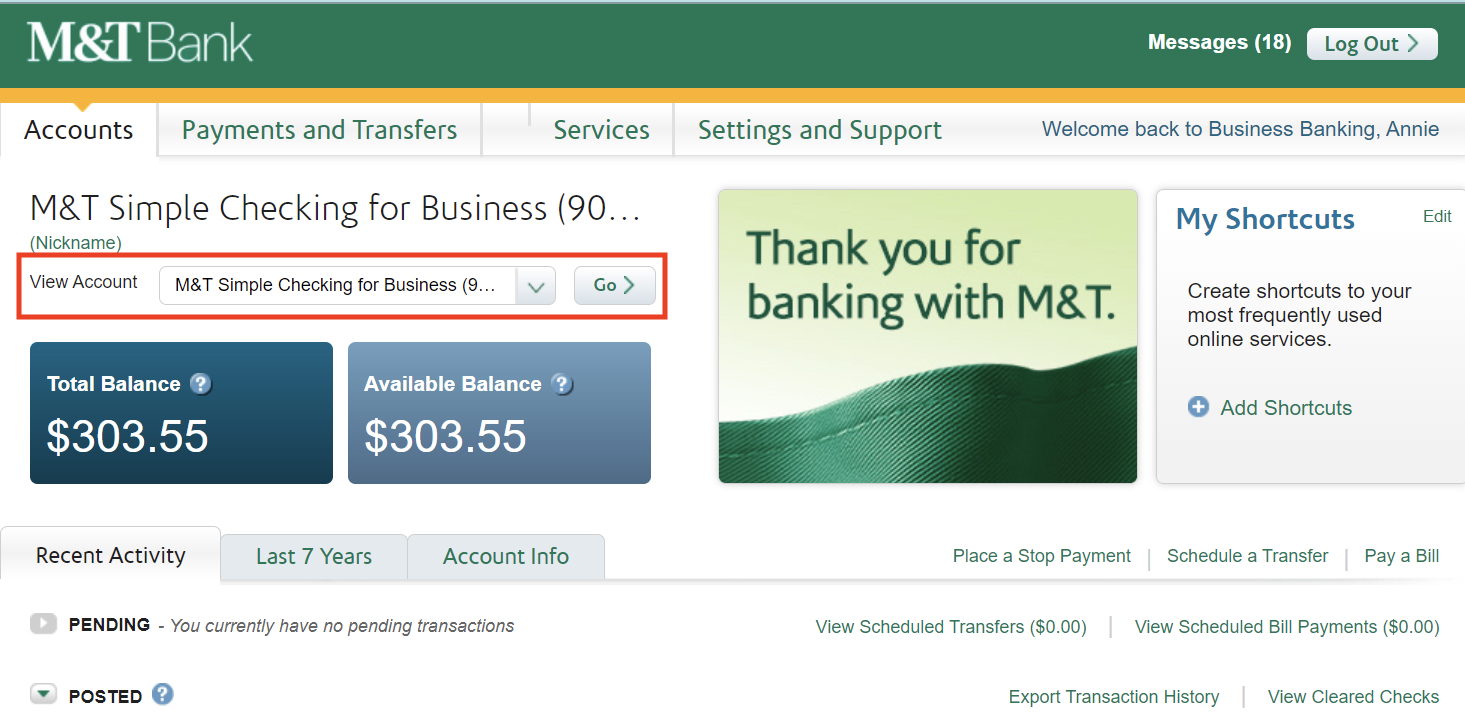 m&t bank code