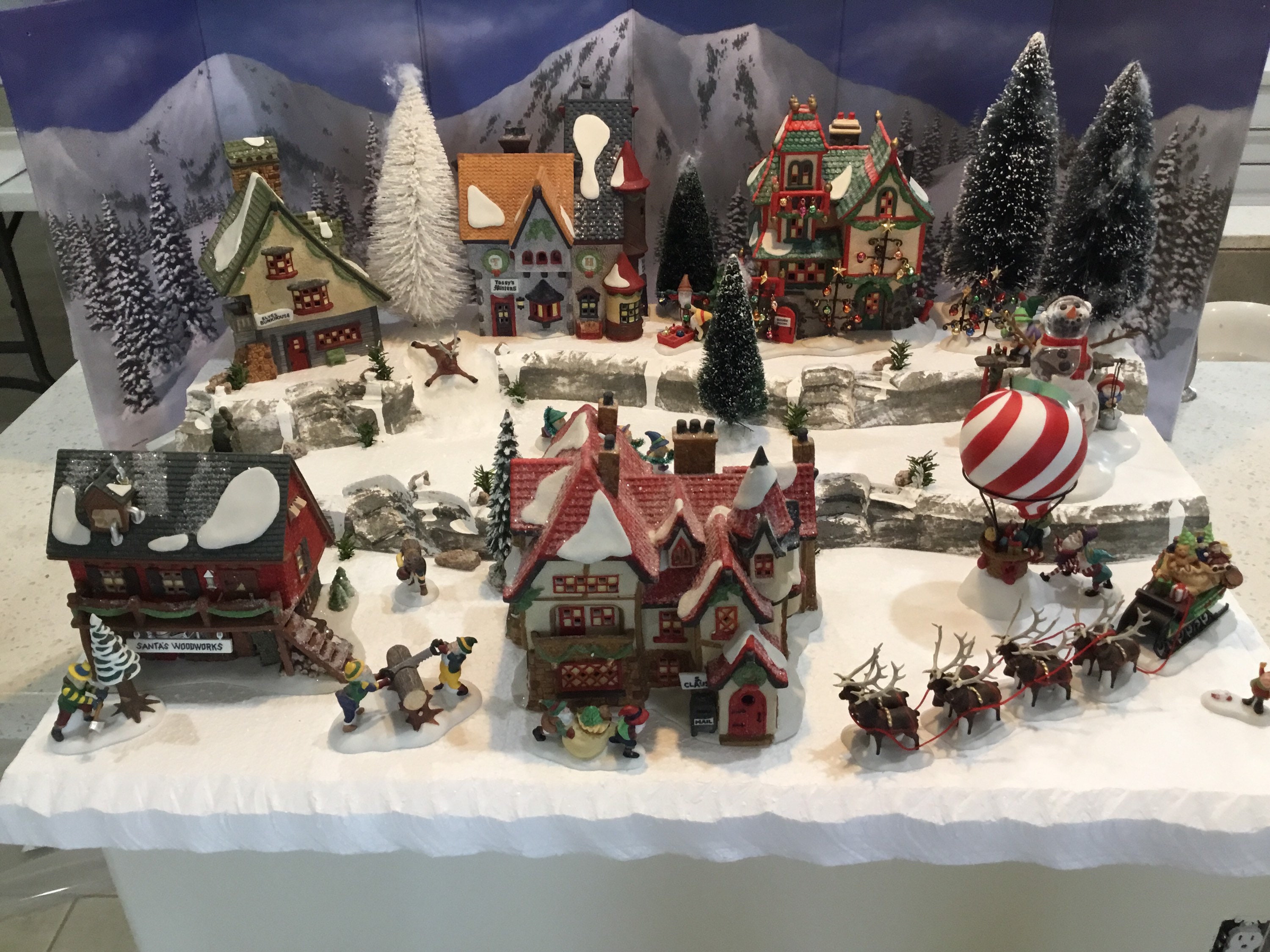 christmas village platforms