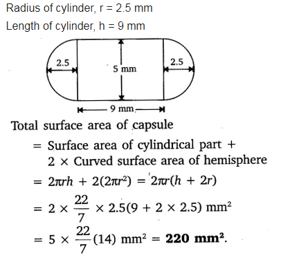 a medicine capsule is in the shape