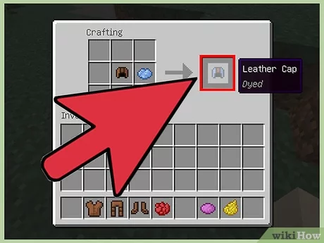 how to dye armor in minecraft