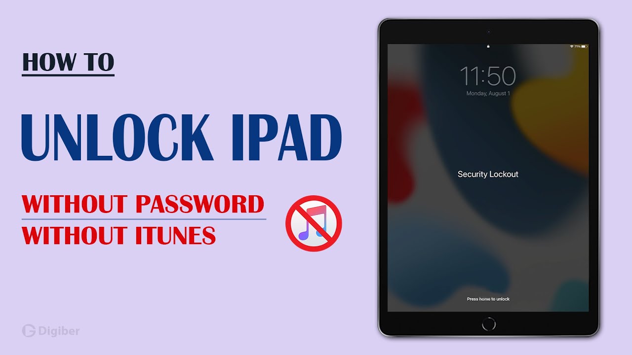 unlock ipad without passcode