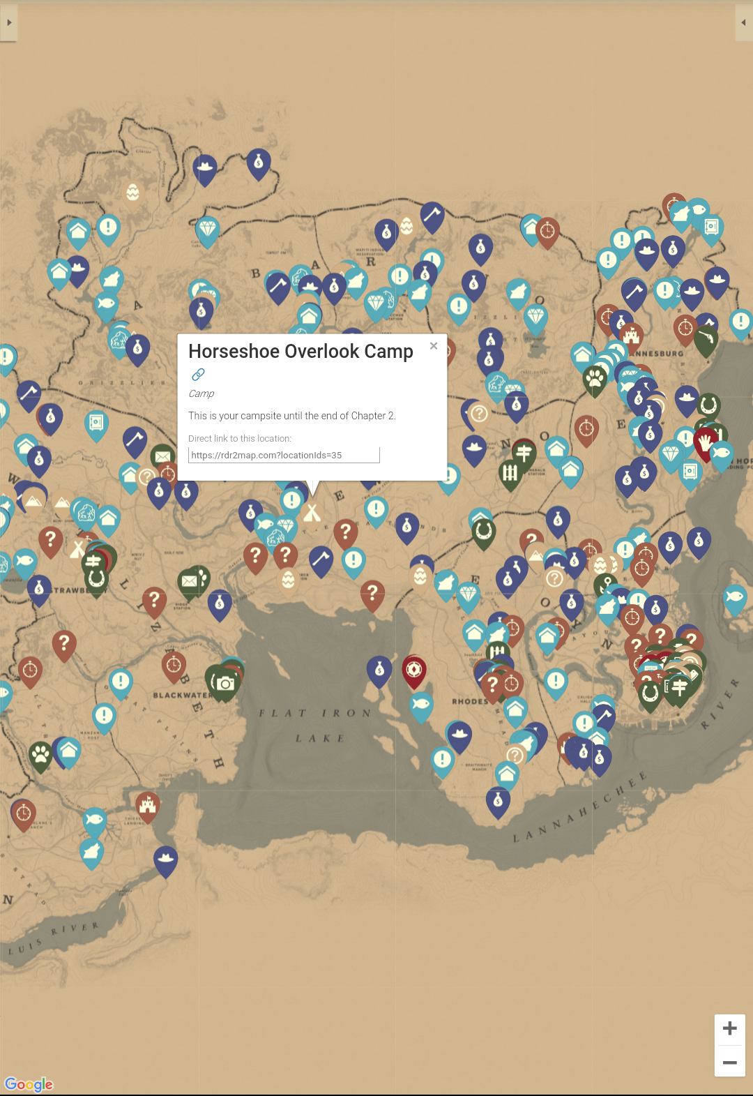 rdr2 online interactive map