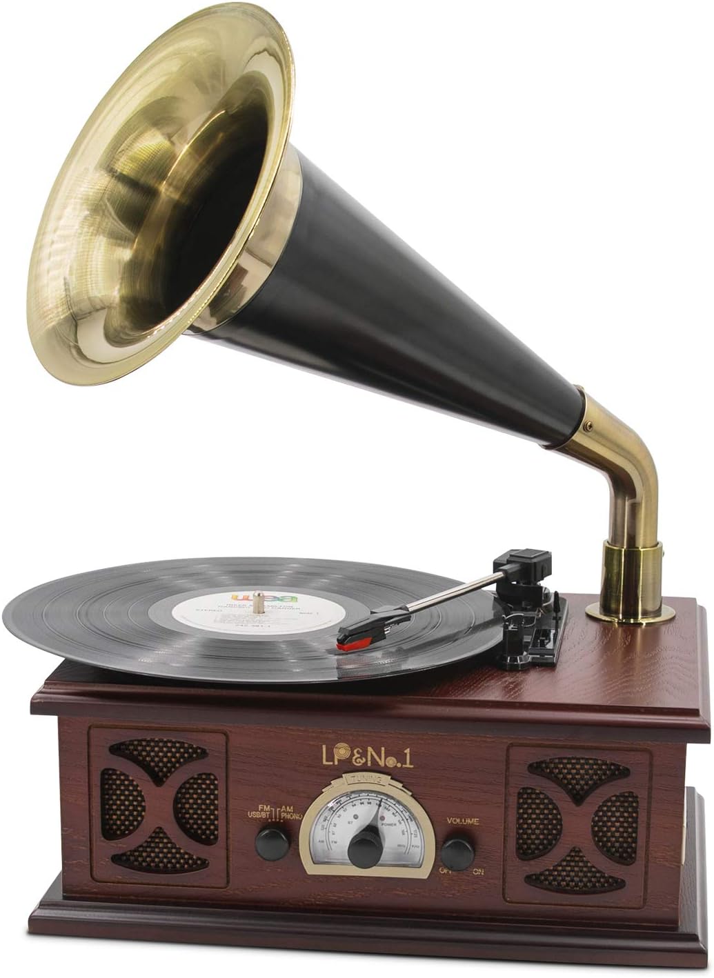 antique vinyl player