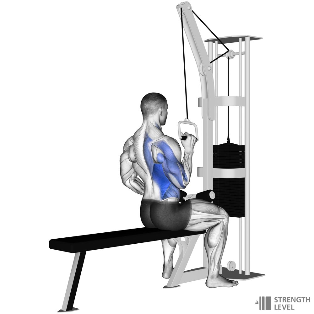 lat pull down single arm