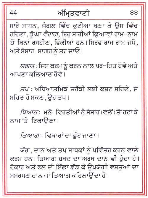 description meaning in punjabi