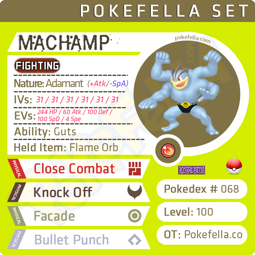 best machamp moveset