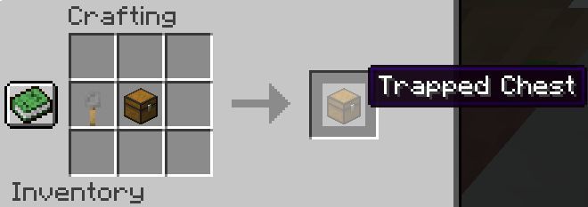 trapped chest recipe