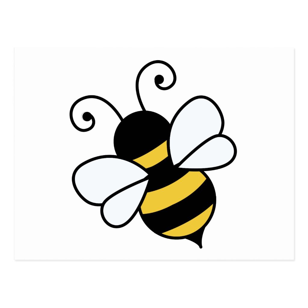 cute bee drawing