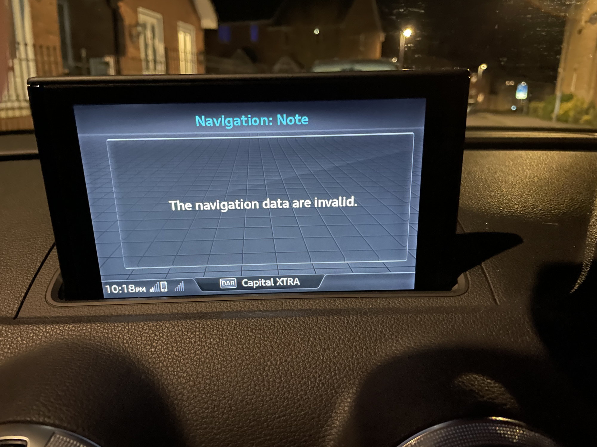 audi a3 navigation not enabled