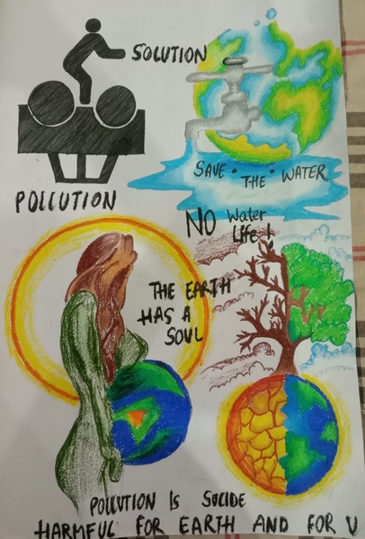 handmade poster on social awareness