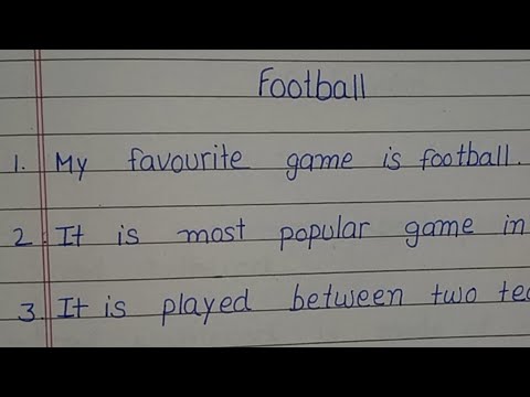 football few lines