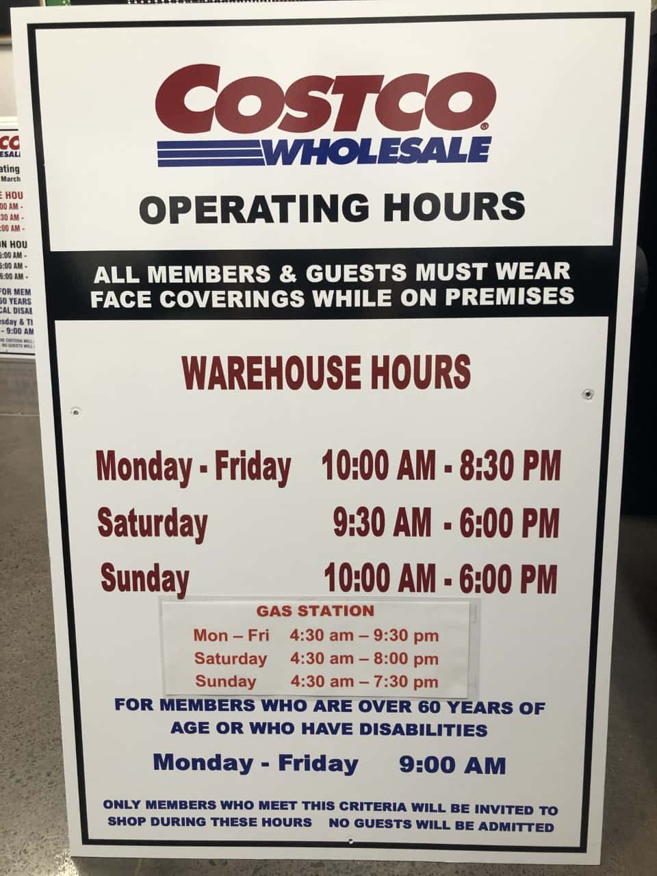 what are costco hours today