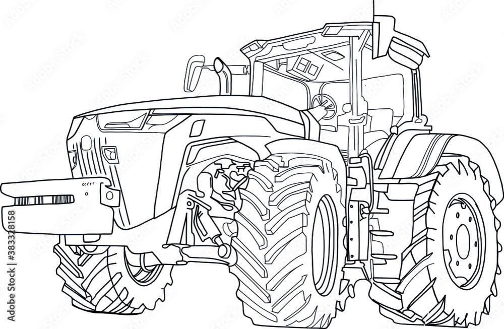 tractor drawings