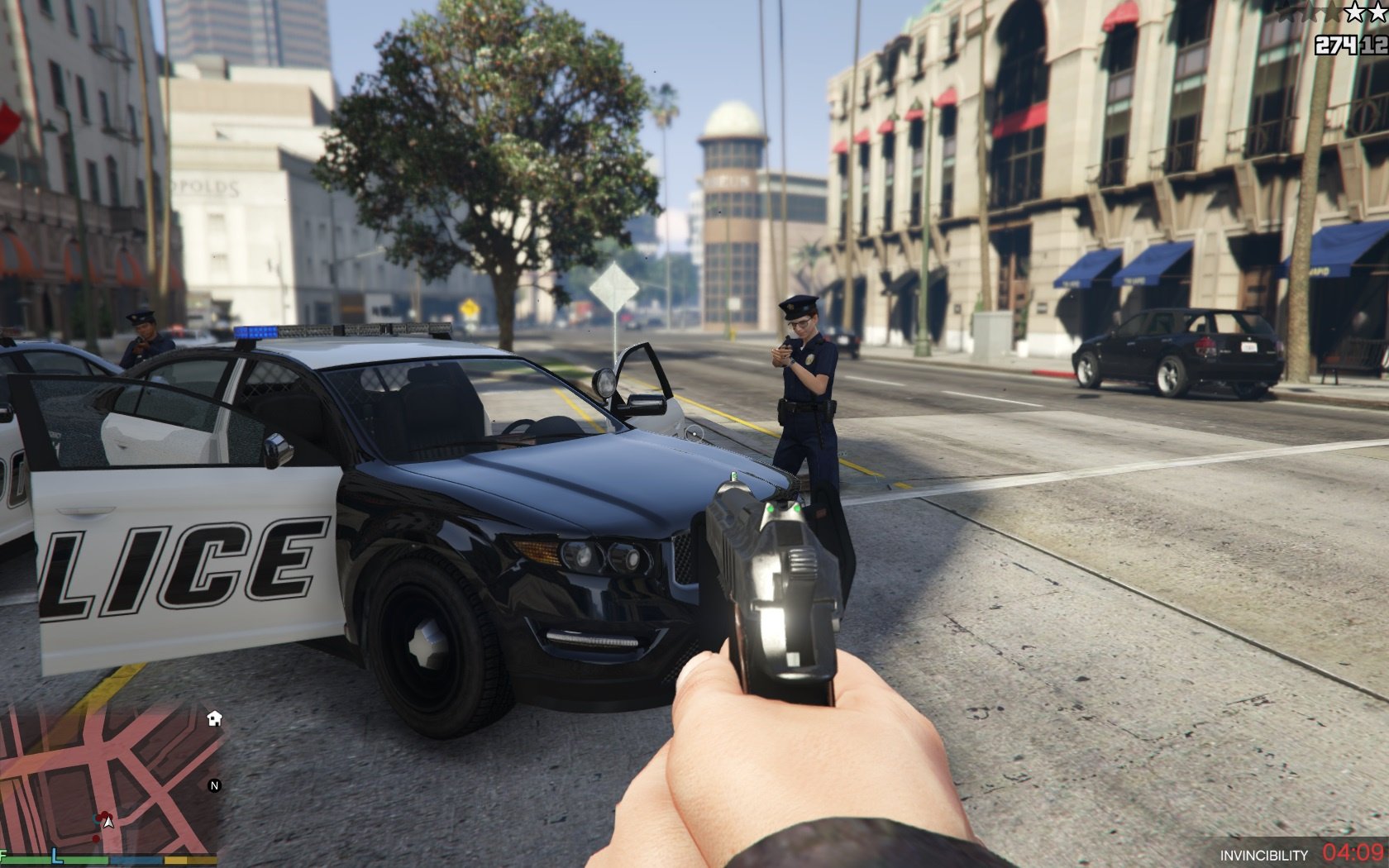 police mod for gta v