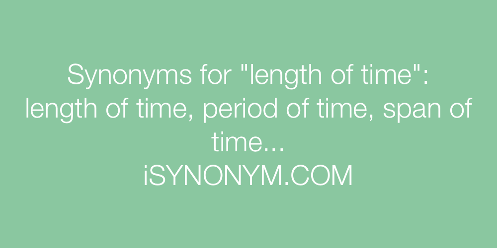 length synonym