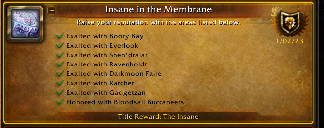 insane in the membrane wotlk