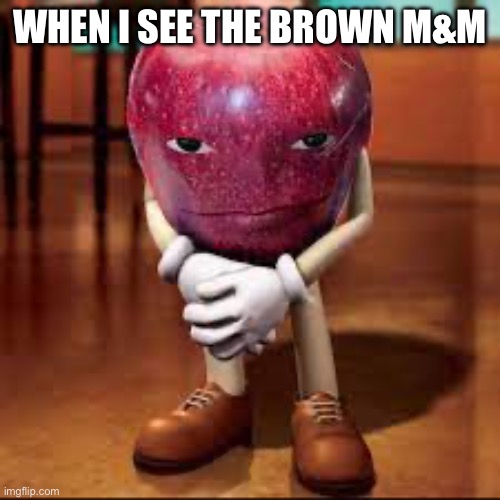 apple m&m meme