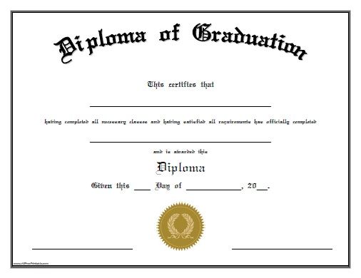 diplomas template