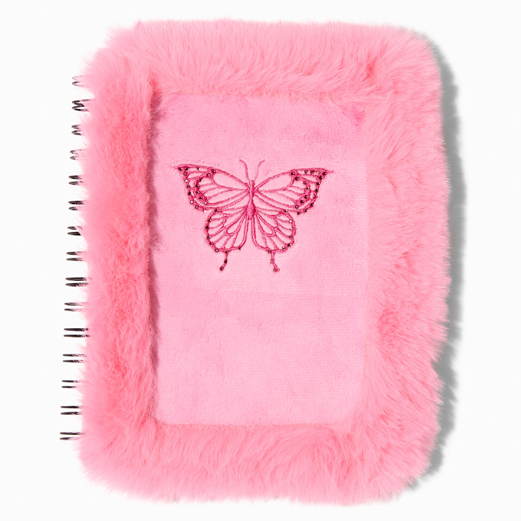 fluffy pink diary