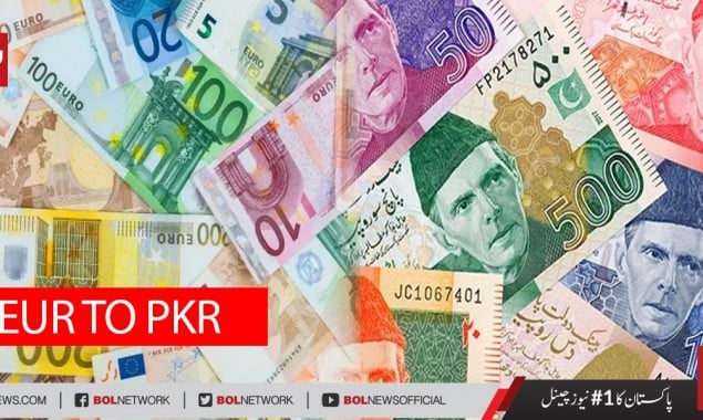 euro pakistani rupee rate today