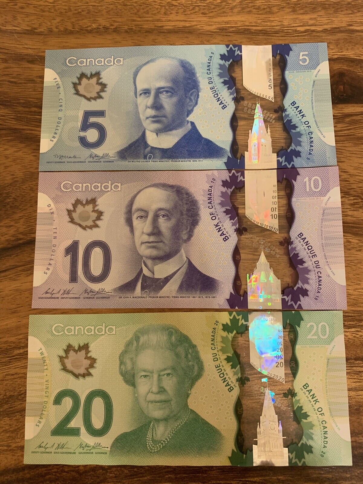 canadian dollars