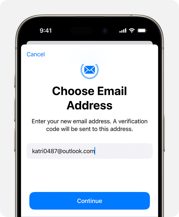 apple id email change