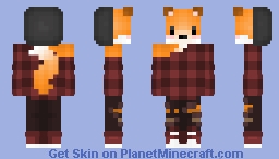 minecraft fox skin