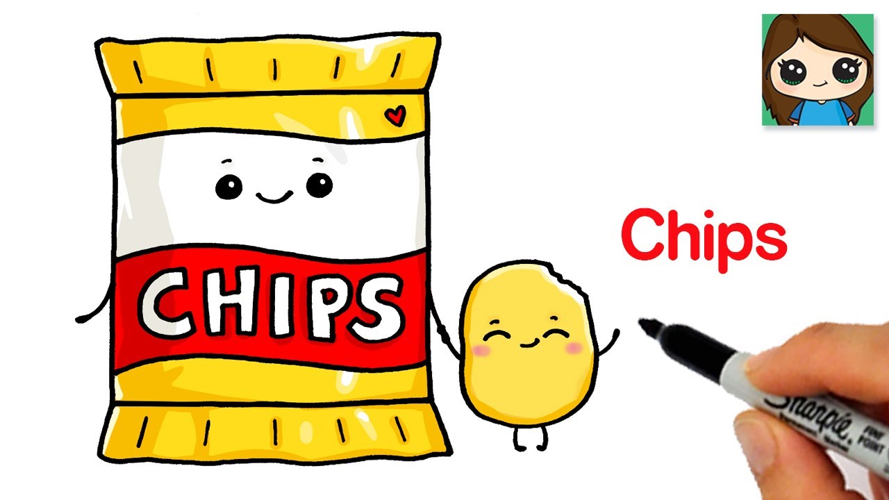 cute food drawings easy