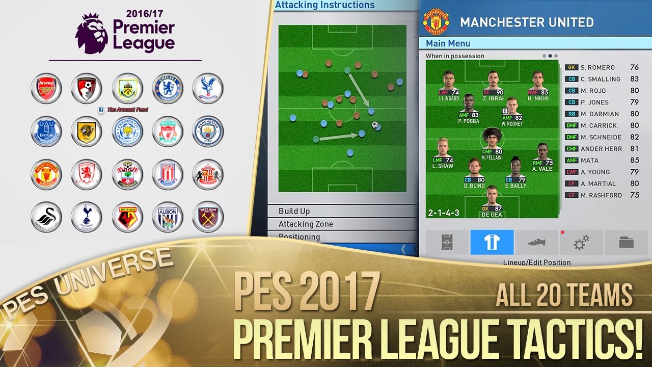 pes 2017 leagues