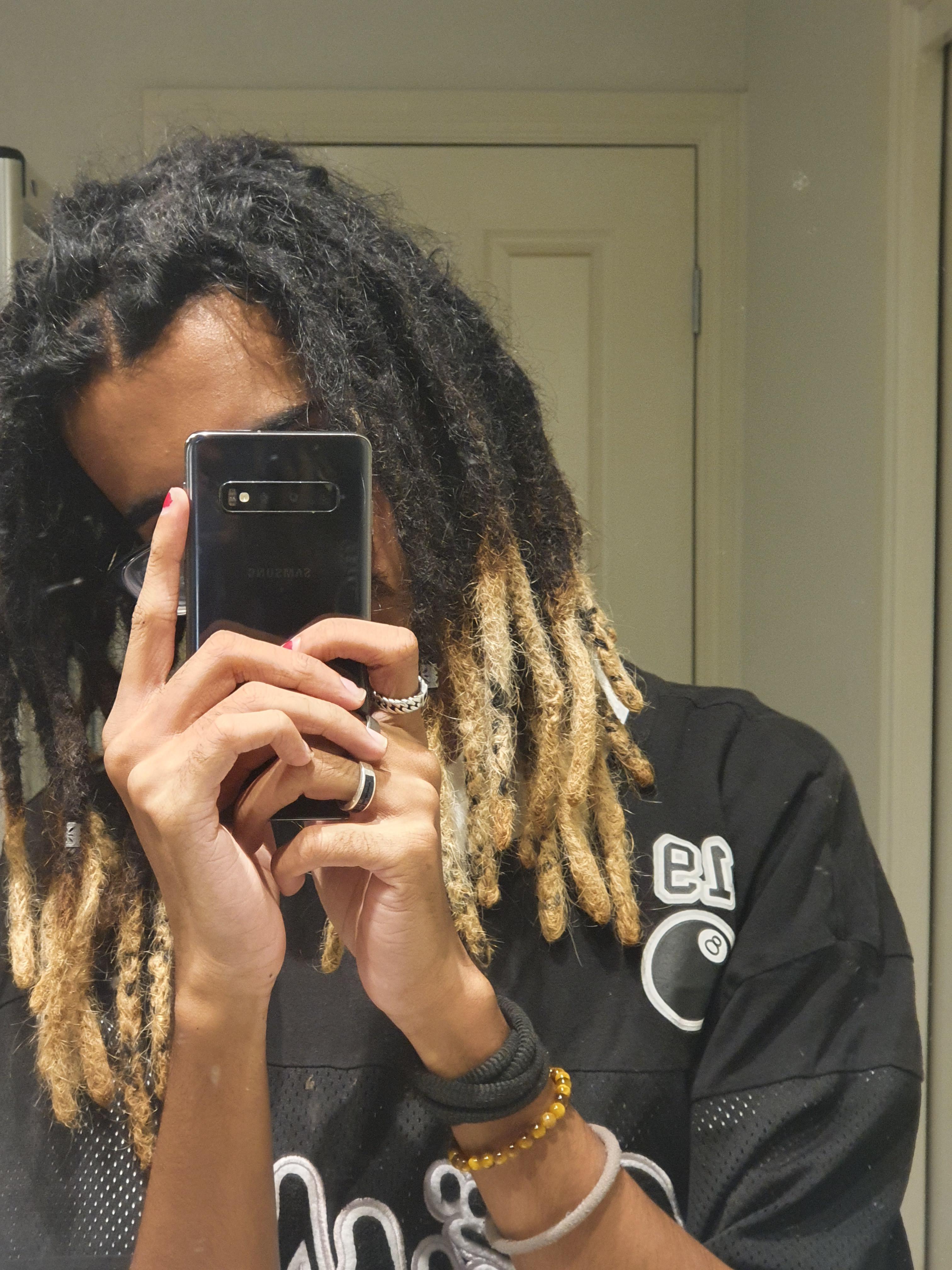 bleached dreadlocks