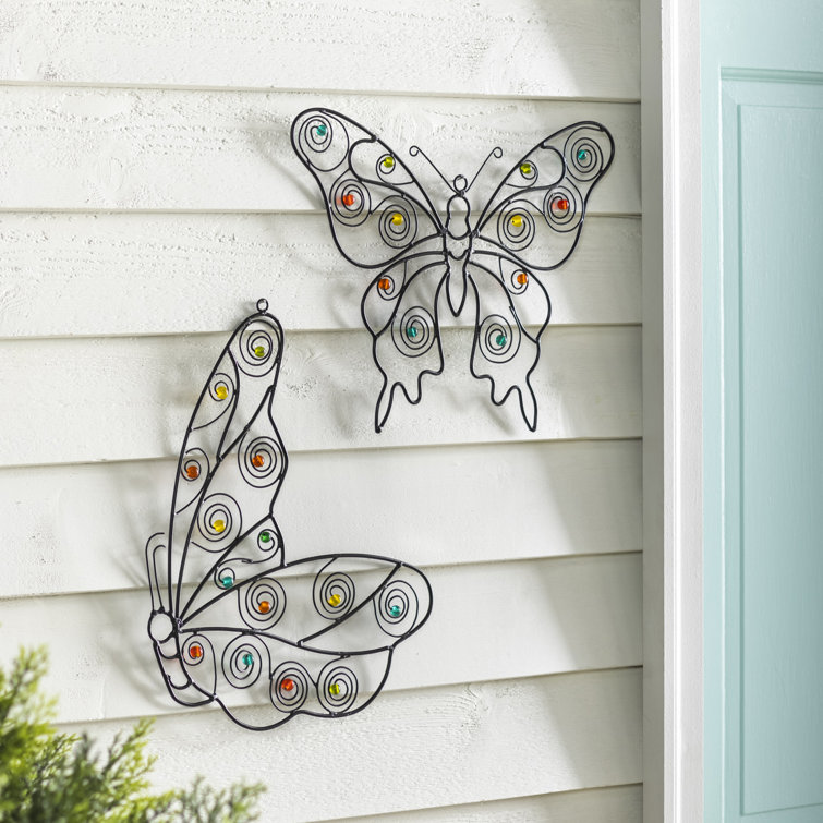 metal butterfly wall decor