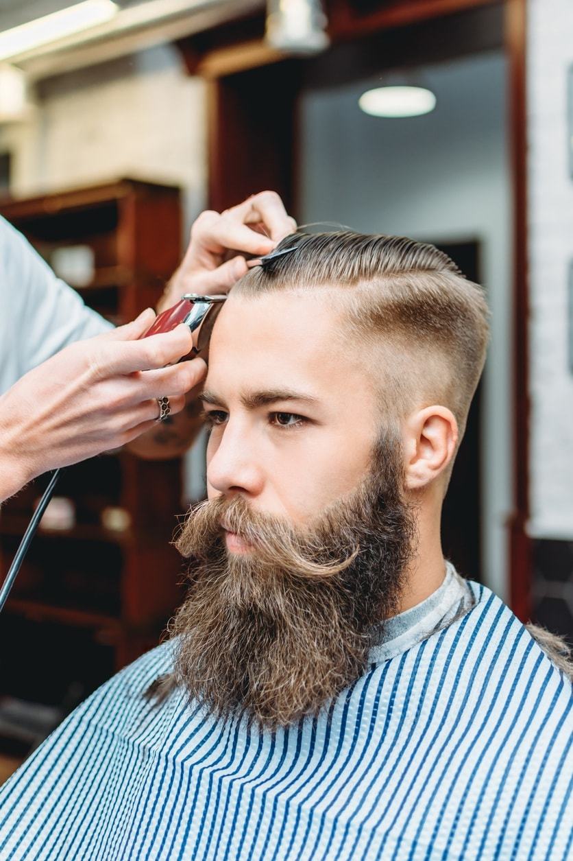 mens shaving cut style