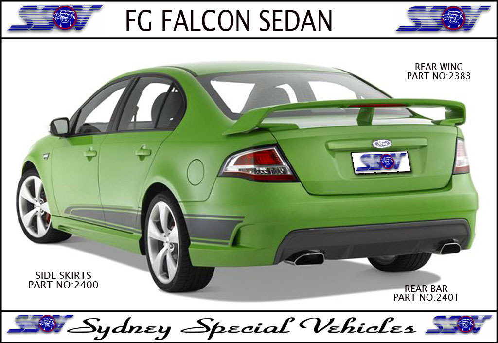 ford fg xr6 rear bumper