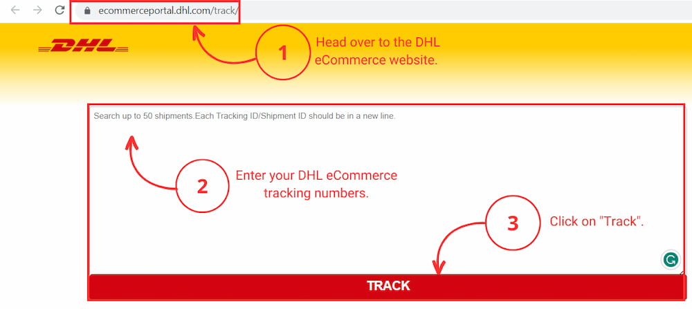 dhl ecommerce tracking