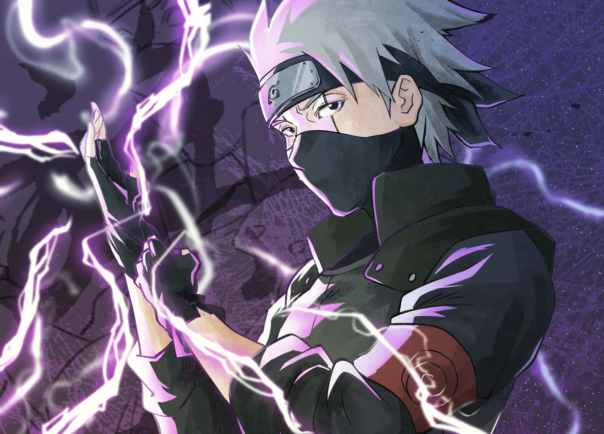 kakashi purple lightning