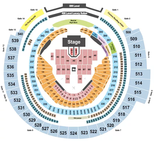 rogers centre seating chart