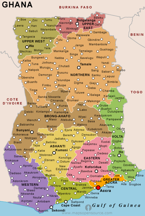 postcodes in ghana