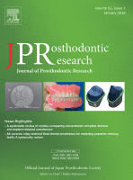 j prosthodont res impact factor