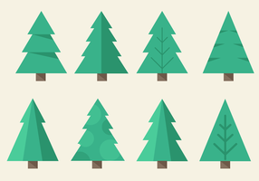 christmas tree vector illustration