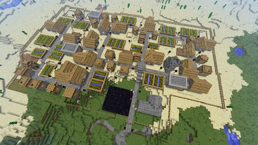 biggest village seed minecraft