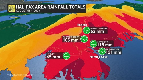 halifax weather network hourly